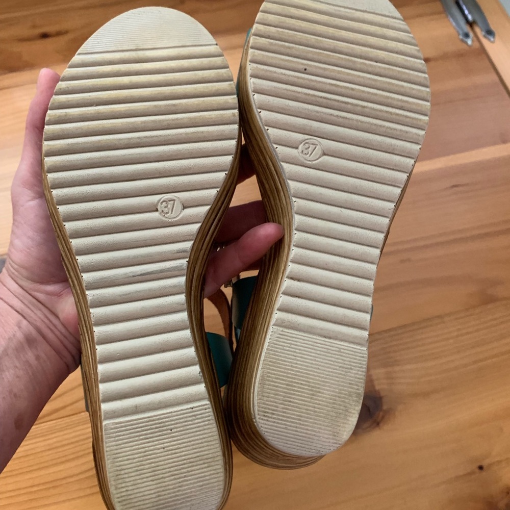 Spring Step T Strap Sandal turquoise - Picture 6 of 6